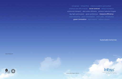 Thumbnail Infosys Sustainability Report 2009-2010