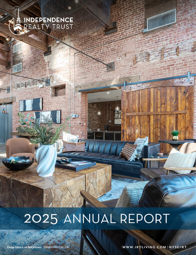 Miniature Independence Realty Trust
 Rapport annuel 2025