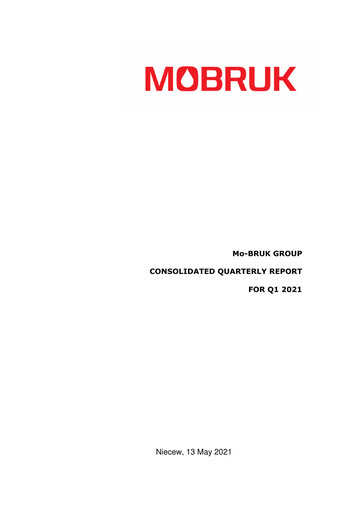 Thumbnail Mo-BRUK S.A. Quarterly Report 2021-q1