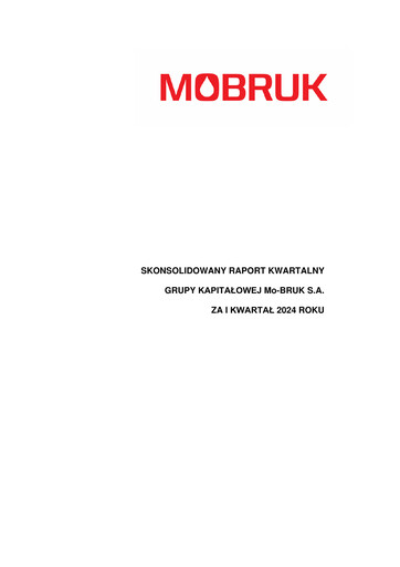 Thumbnail Mo-BRUK S.A. Quarterly Report 2024-q1