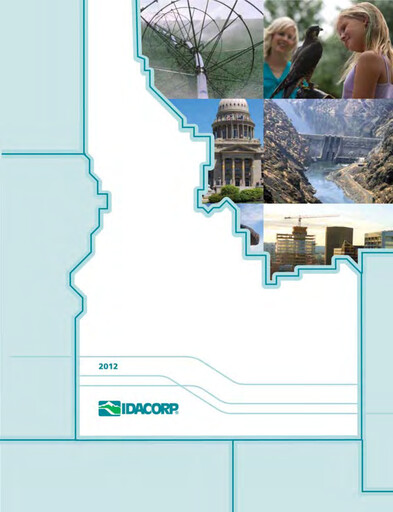 Thumbnail Idacorp Annual Report 2012