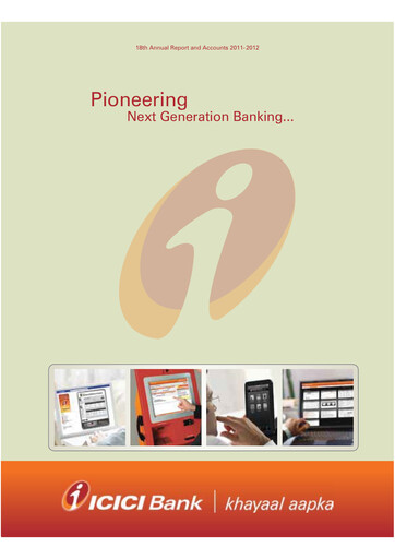 Thumbnail ICICI Bank Annual Report 2011-2012