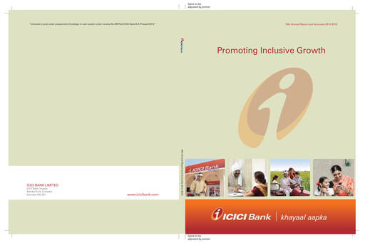 Thumbnail ICICI Bank Annual Report 2012-2013