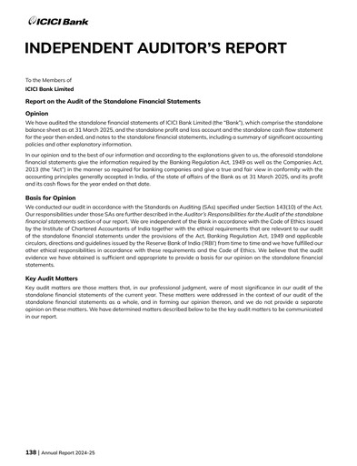 Thumbnail ICICI Bank Financial Statement 2024-2025