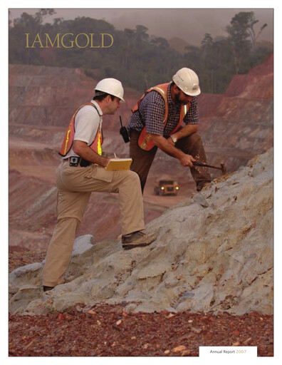 Thumbnail Iamgold
 Annual Report 2007