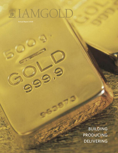 Thumbnail Iamgold
 Annual Report 2008