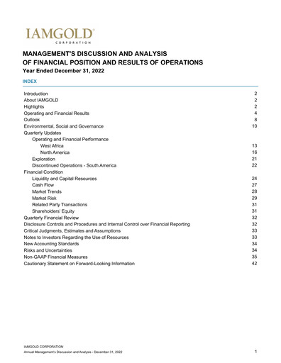 Thumbnail Iamgold
 Financial Statement 2022