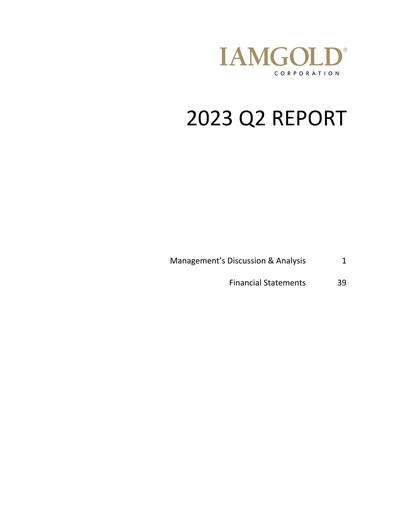 Thumbnail Iamgold
 Quarterly Report 2023-q2