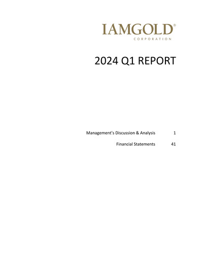 Thumbnail Iamgold
 Quarterly Report 2024-q1