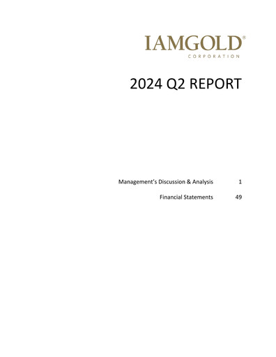 Thumbnail Iamgold
 Quarterly Report 2024-q2