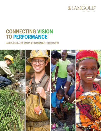 Thumbnail Iamgold
 Sustainability Report 2009