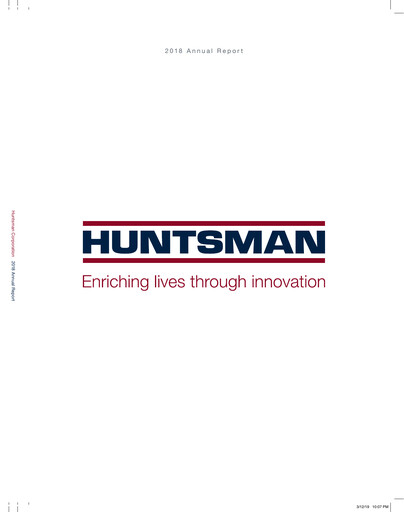 Thumbnail Huntsman Corporation
 Annual Report 2018