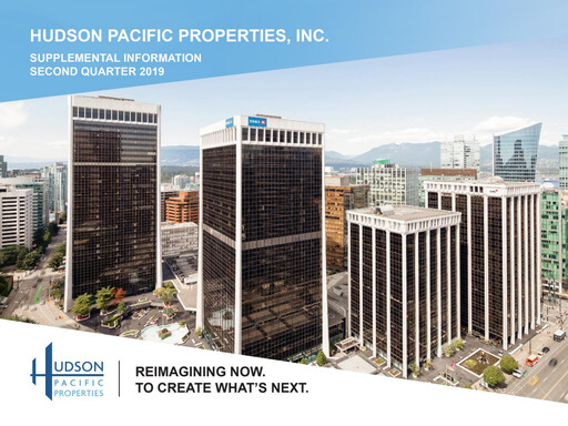 Thumbnail Hudson Pacific Properties
 Quarterly Report 2019-q2