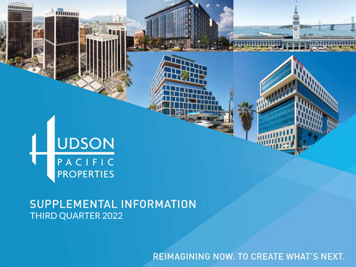 Thumbnail Hudson Pacific Properties
 Quarterly Report 2022-q3