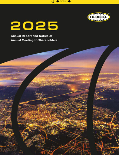 Thumbnail Hubbell Annual Report 2025