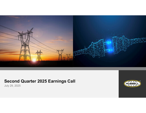 Thumbnail Hubbell Quarterly Report 2025-q2
