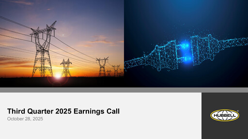 Thumbnail Hubbell Quarterly Report 2025-q3