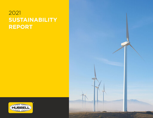 Thumbnail Hubbell Sustainability Report 2021