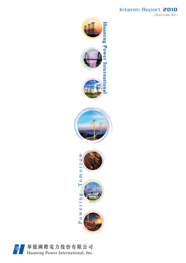 Thumbnail Huaneng Power International Half-year Report 2010-h1
