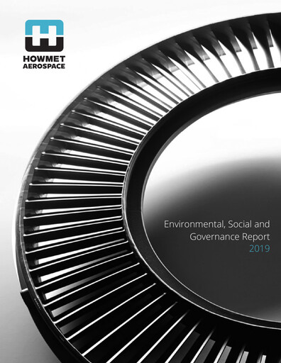 Thumbnail Howmet Aerospace
 ESG Report 2019