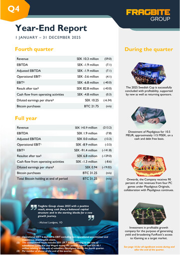 Thumbnail Fragbite Group Quarterly Report 2025-q4