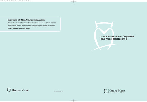 Vorschaubild Horace Mann Educators Jahresbericht 2009