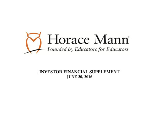 Vorschaubild Horace Mann Educators Quartalsbericht 2016-q2