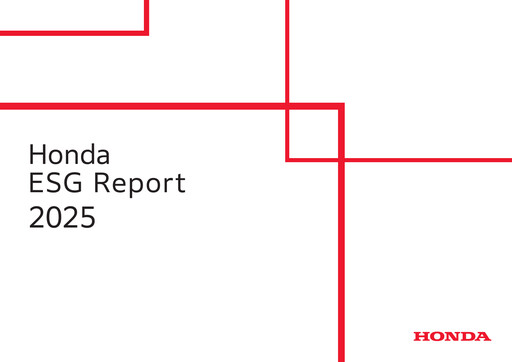 Thumbnail Honda ESG Report 2025