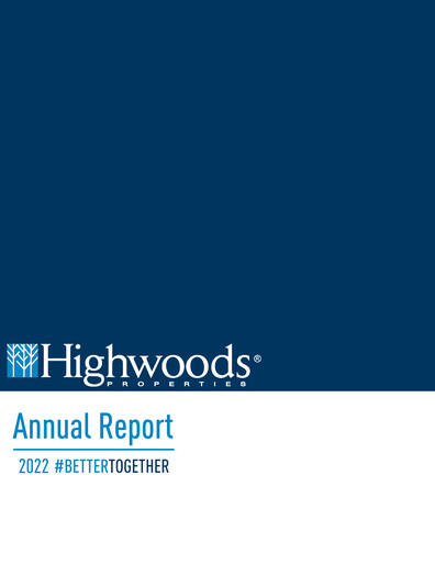 Vorschaubild Highwoods Properties
 Jahresbericht 2021