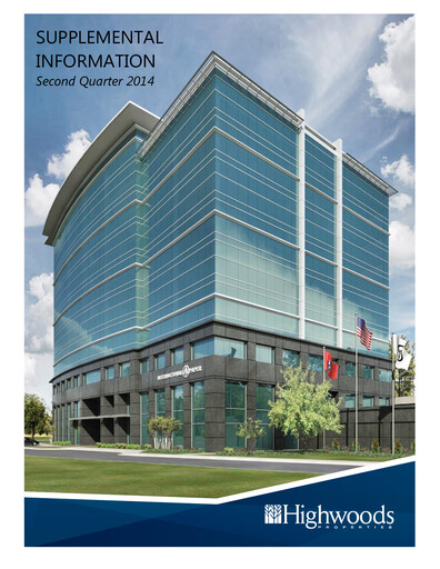 Miniature Highwoods Properties
 Rapport trimestriel 2014-q2