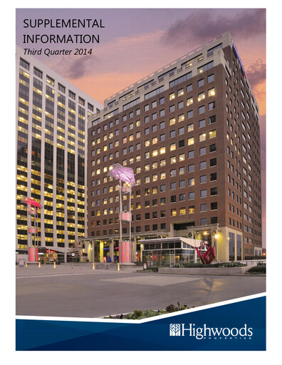 Miniature Highwoods Properties
 Rapport trimestriel 2014-q3