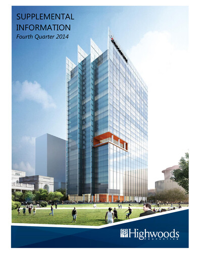 Miniature Highwoods Properties
 Rapport trimestriel 2014-q4