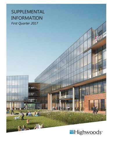 Miniature Highwoods Properties
 Rapport trimestriel 2017-q1