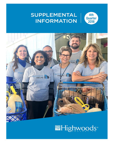 Miniature Highwoods Properties
 Rapport trimestriel 2018-q4