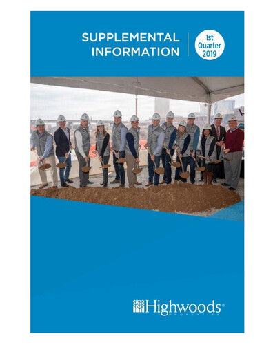 Miniature Highwoods Properties
 Rapport trimestriel 2019-q1