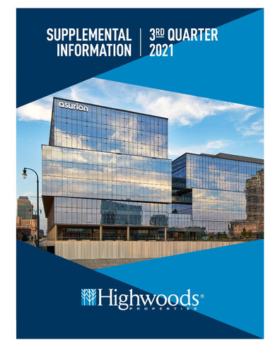 Miniature Highwoods Properties
 Rapport trimestriel 2021-q3