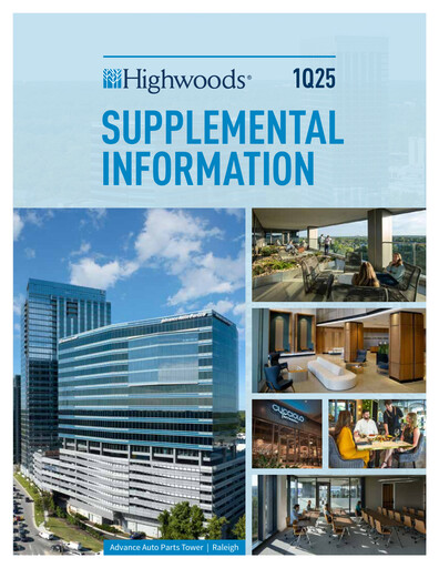 Miniature Highwoods Properties
 Rapport trimestriel 2025-q1