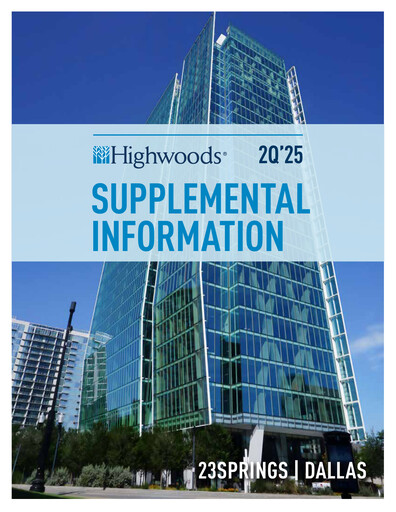 Miniature Highwoods Properties
 Rapport trimestriel 2025-q2