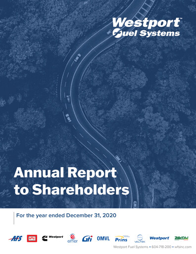 Thumbnail Westport Fuel Systems Annual Report 2020