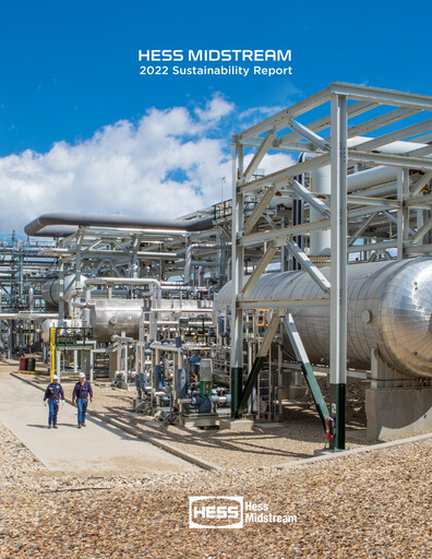 Vorschaubild Hess Midstream Nachhaltigkeitsbericht 2022