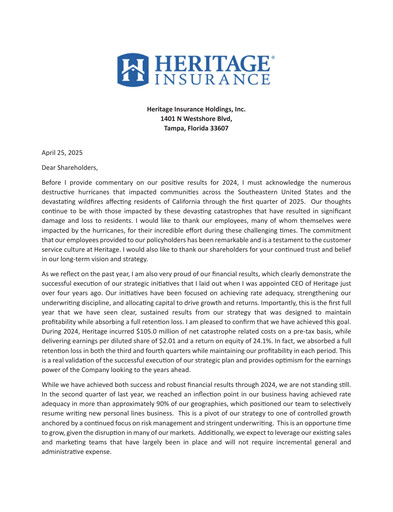 Thumbnail Heritage Insurance Annual Report 2024