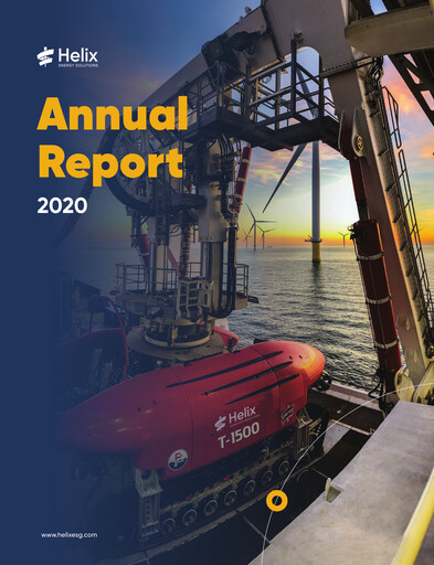 Thumbnail Helix Energy Solutions Annual Report 2020