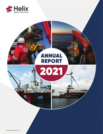 Thumbnail Helix Energy Solutions Annual Report 2021