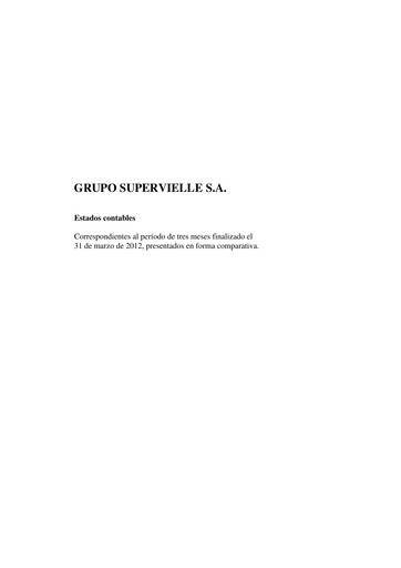 Thumbnail Grupo Supervielle Financial Statement 2012-q1
