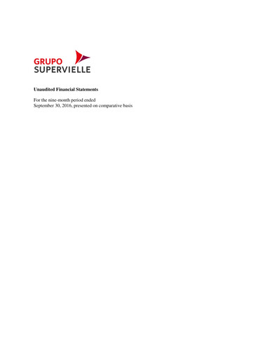 Thumbnail Grupo Supervielle Financial Statement 2016-q3