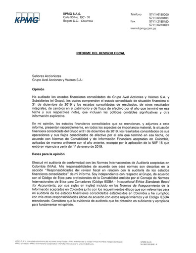 Thumbnail Grupo Aval
 Financial Statement 2019