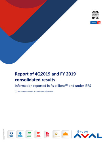 Thumbnail Grupo Aval
 Quarterly Report 2019-q4