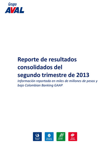 Thumbnail Grupo Aval
 Quarterly Report 2013-q2