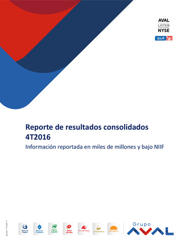 Thumbnail Grupo Aval
 Quarterly Report 2016-q4