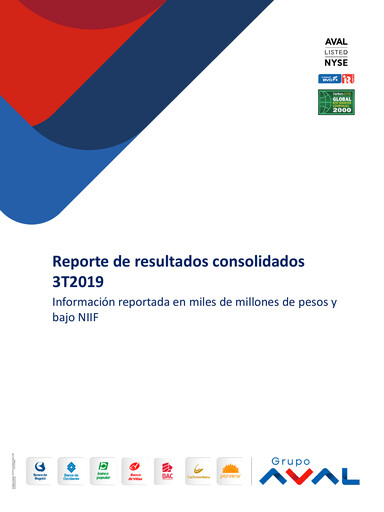 Thumbnail Grupo Aval
 Quarterly Report 2019-q3